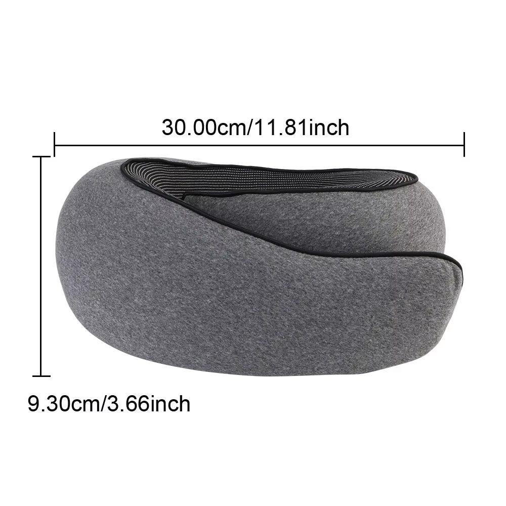 Portable U-Shaped Pillow Memory Foam Snail Pillow Soft Noon Break Sleep Pillows Travel Neck Support Travel Neck Pillow